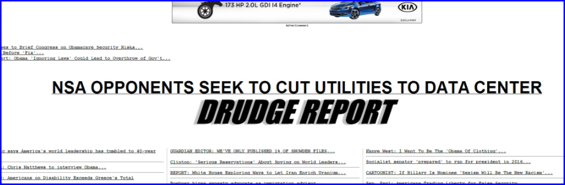#NullifyNSA goes mainstream: US News and Top of Drudge