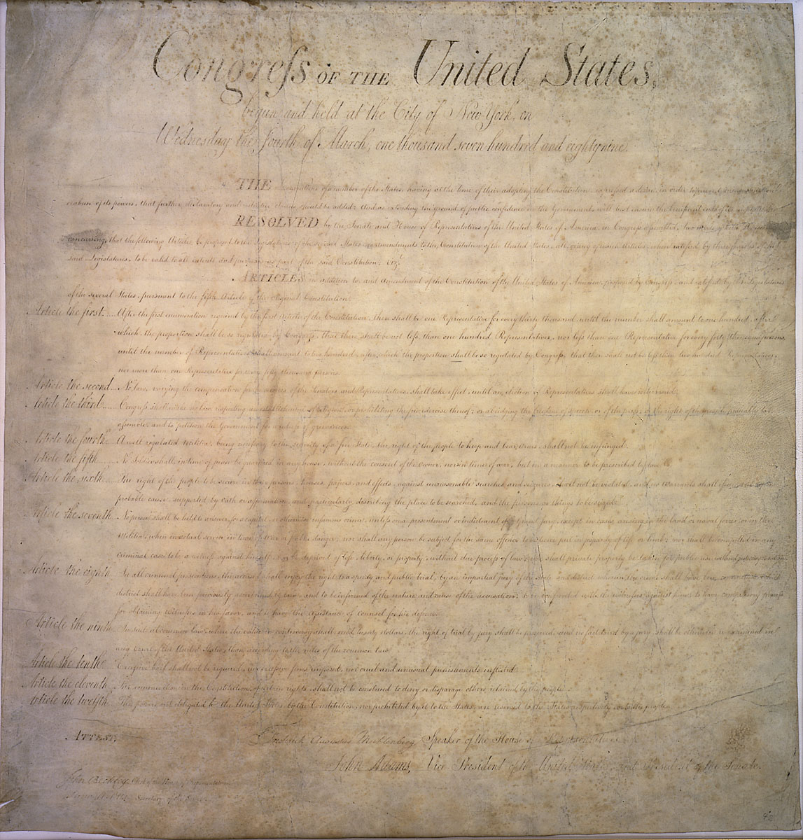The Bill of Rights Has a Preamble: Even if the Senate and the Heritage Foundation Omit It