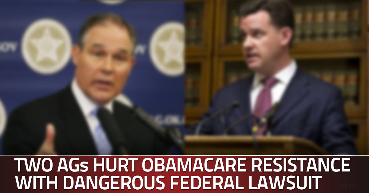 Dangerous GOP AGs Hurt Obamacare Resistance with Federal Lawsuit