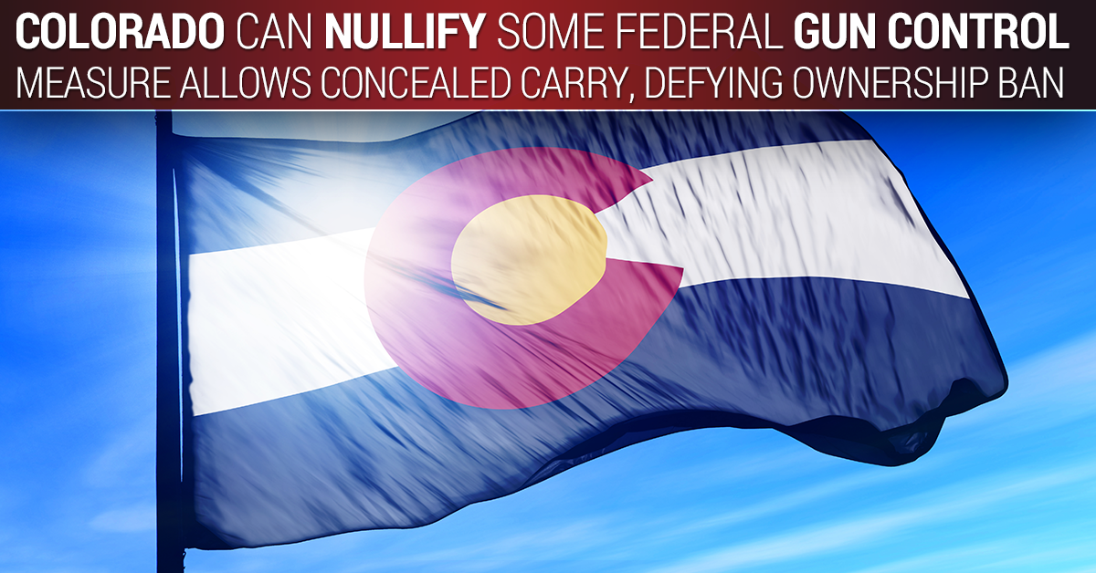 Colorado Referendum Would Effectively Nullify Some Federal Gun Control