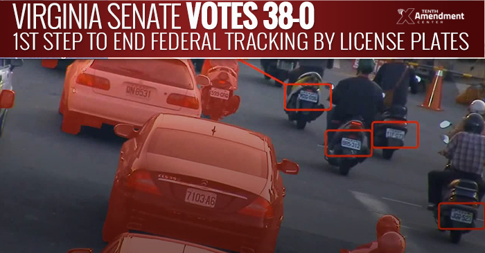 Virginia Senate Votes 38-0 to Limit ALPRs, Federal License Plate Tracking Scheme