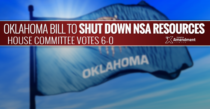 Oklahoma House Committee Votes 6-0 to Turn off Resources to NSA Spying