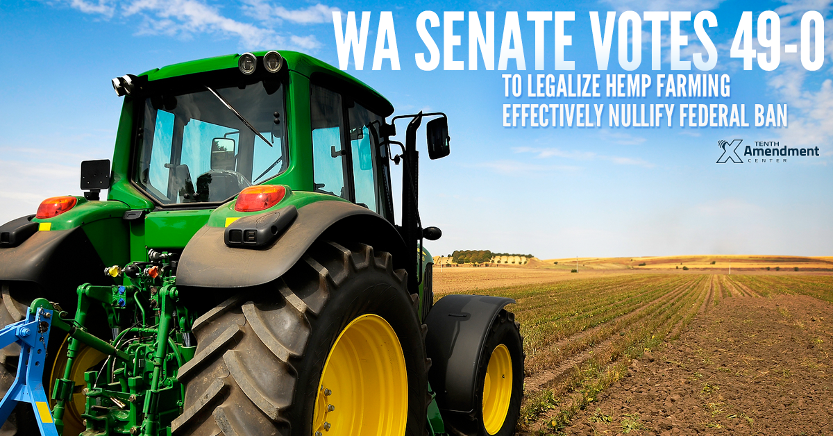 Bill to Legalize Hemp Farming, Effectively Nullify Federal Ban Passes Washington State Senate 49-0