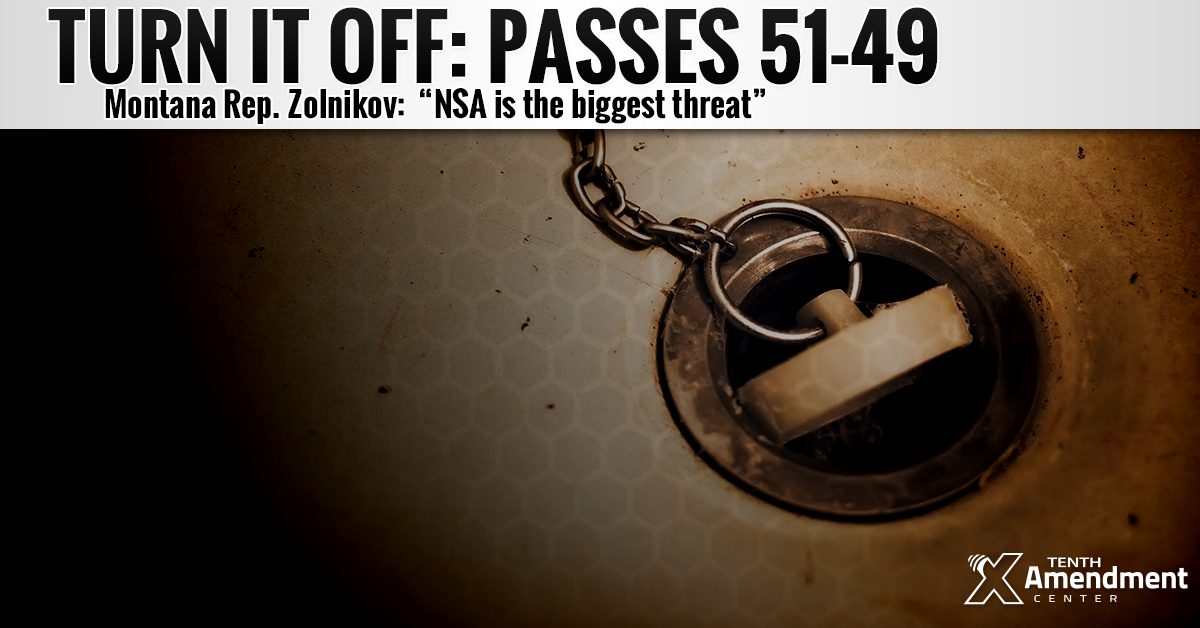 Montana House Votes to Approve Bill Turning Off Resources to NSA by Razor-Thin Margin