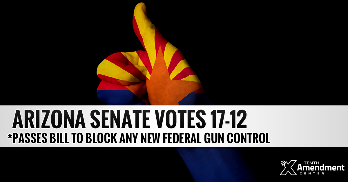 Arizona Senate Passes Bill to Block Enforcement of Federal Gun Control, 17-12