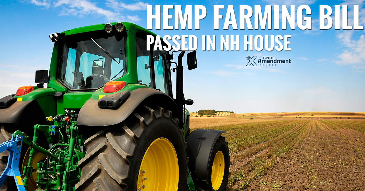 New Hampshire House Votes to Legalize Hemp Farming, Effectively Nullify Federal Ban