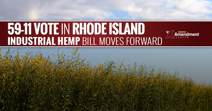 Rhode Island House Passes Bill to Legalize Hemp Farming, Nullify in Practice Federal Ban