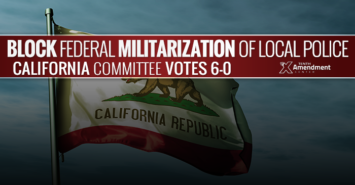 California Bill Taking on Federal Militarization of Police Clears Senate Committees