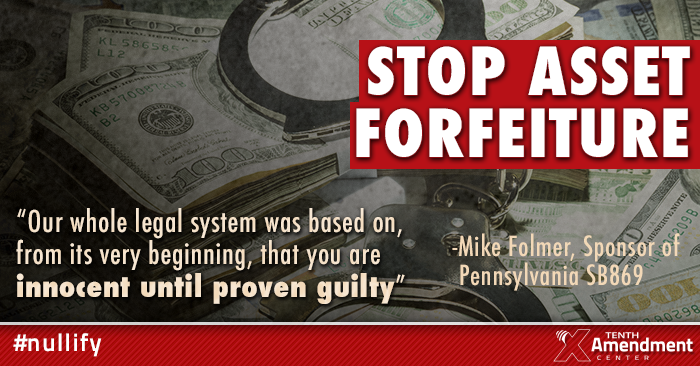 Pennsylvania Bill Takes on “Policing for Profit” via Asset Forfeiture