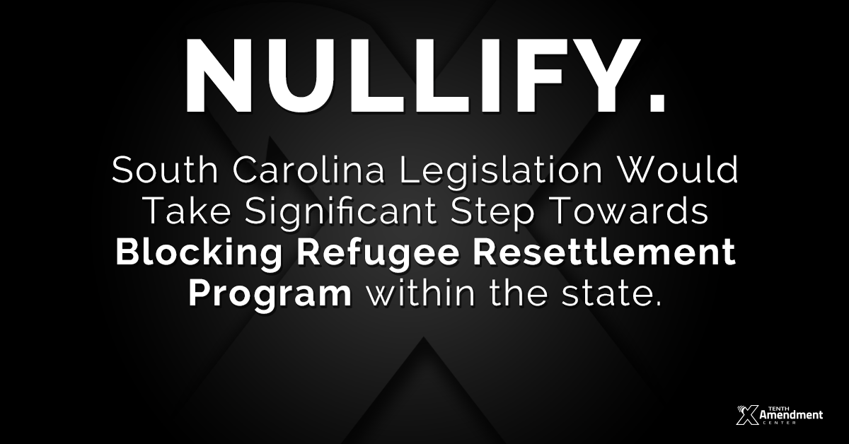 South Carolina Bills Would End State Participation in Resettlement Program