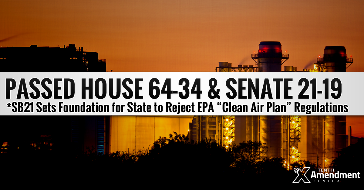 To the Governor’s Desk: Virginia Legislature Passes Bill Setting Foundation to Reject EPA Clean Power Plan