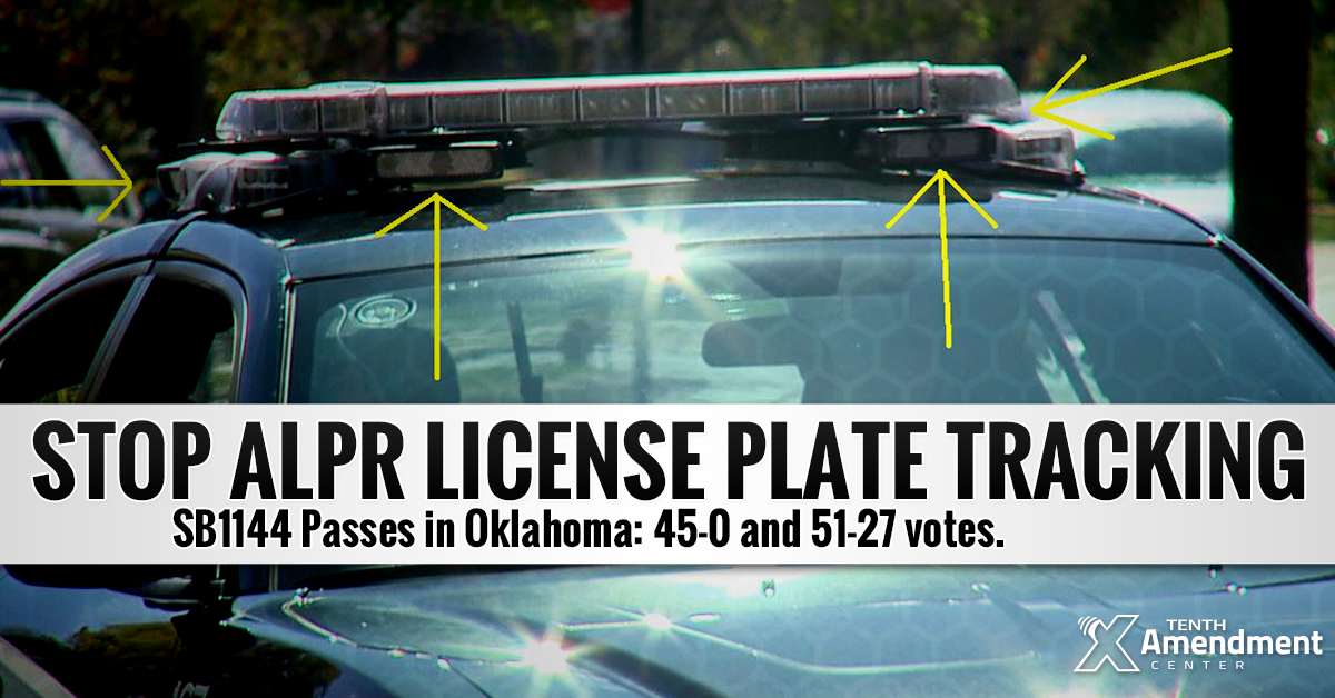 Oklahoma House Passes Bill to Restrict ALPR Use; Help Block National License Plate Tracking Program