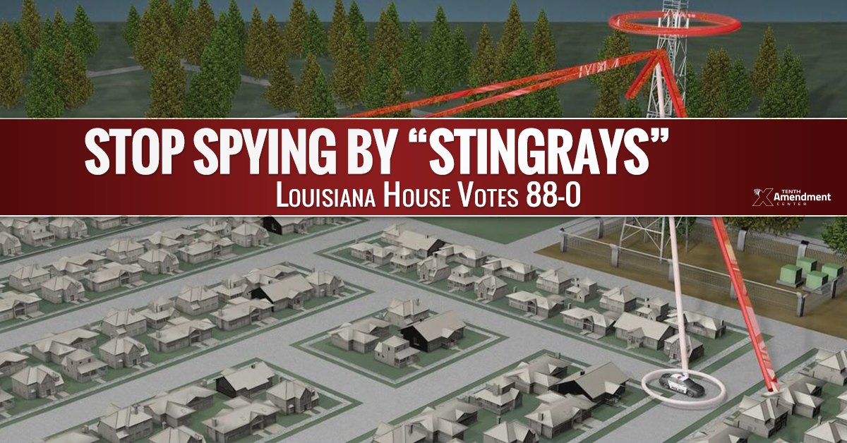 Louisiana House Unanimously Passes Bill to Limit Stingray Use; Hinder Federal Surveillance Program