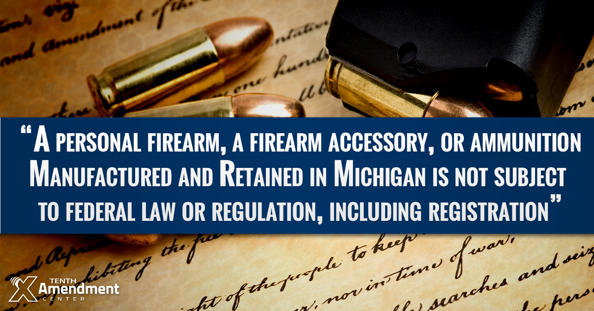 Michigan Senate Committee Passes Firearms Freedom Act