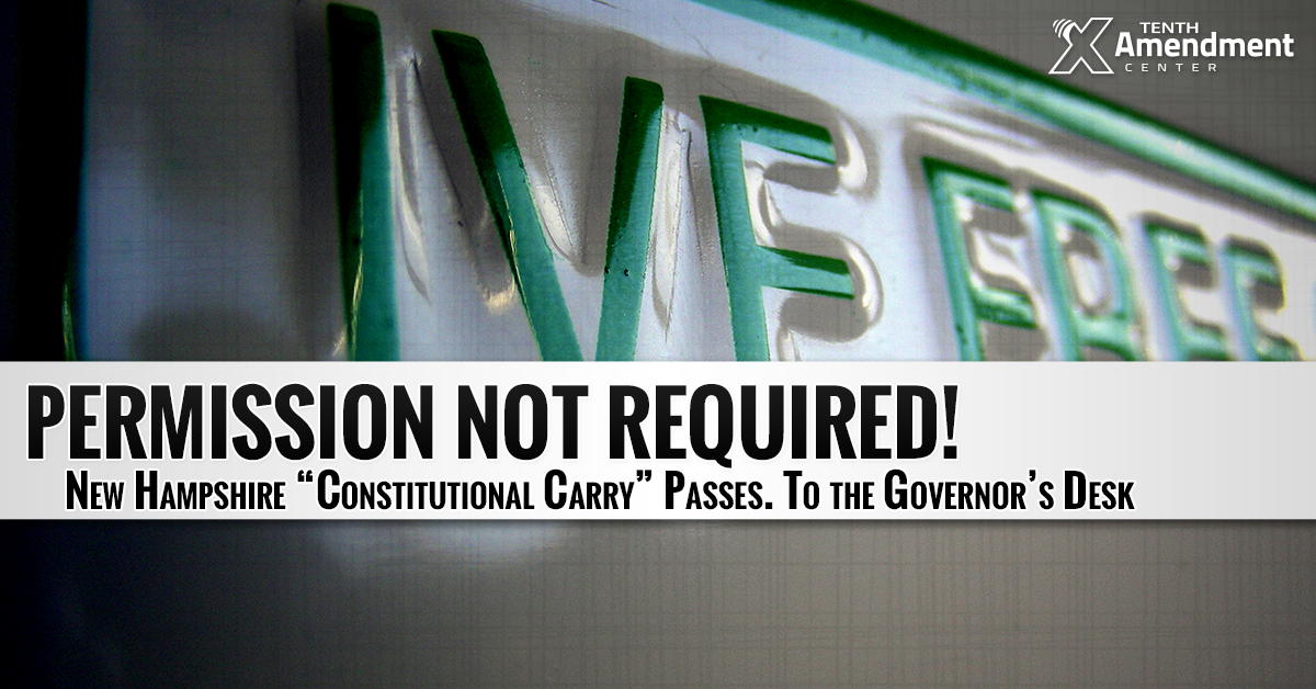 Permission not Required: “Constitutional Carry” Bill Passes in New Hampshire