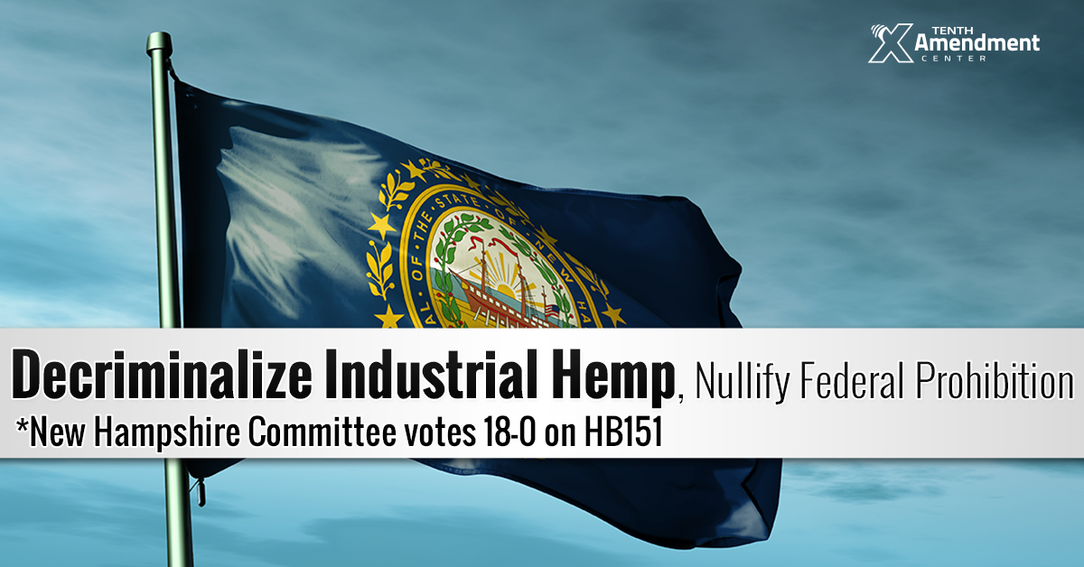 New Hampshire Committee Passes Bill to Decriminalize Industrial Hemp