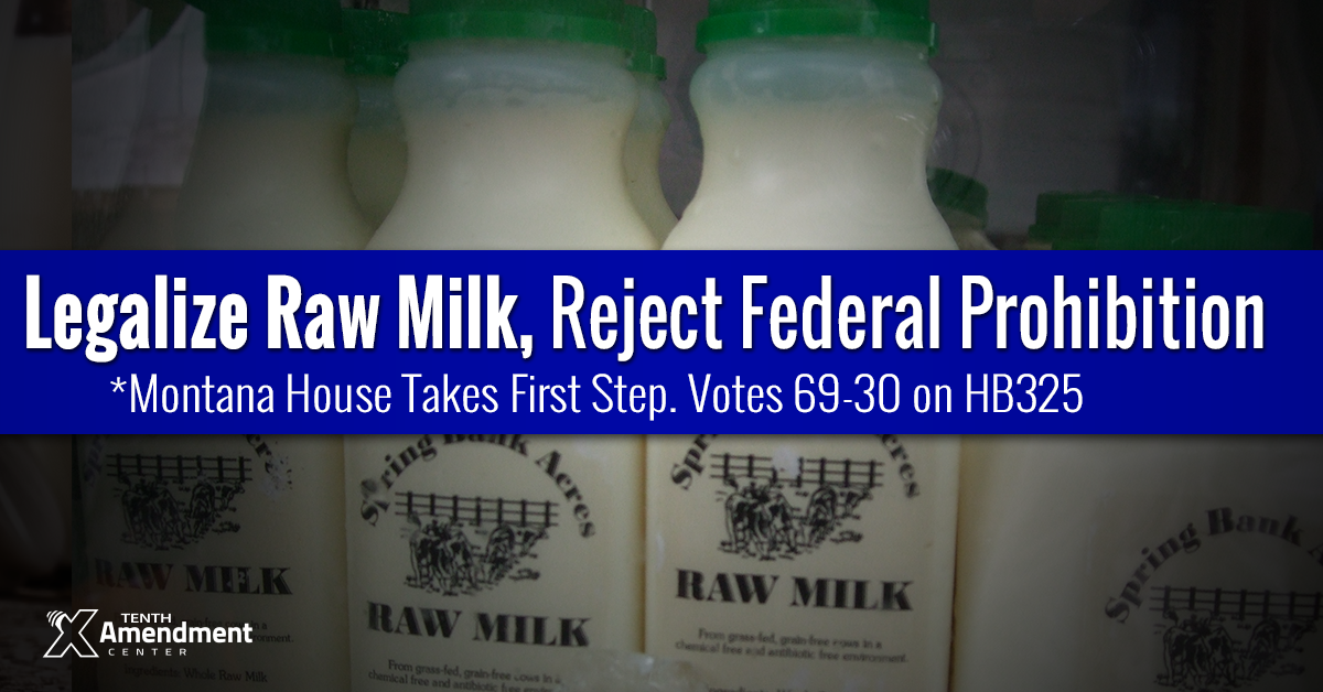Montana House Passes Bill to Legalize Some Raw Milk Sales