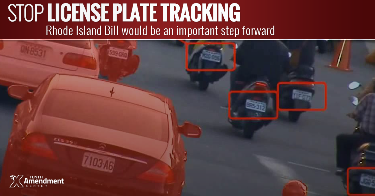 Rhode Island Bill Would Limit ALPR Use, Help Stop National License Plate Tracking Program