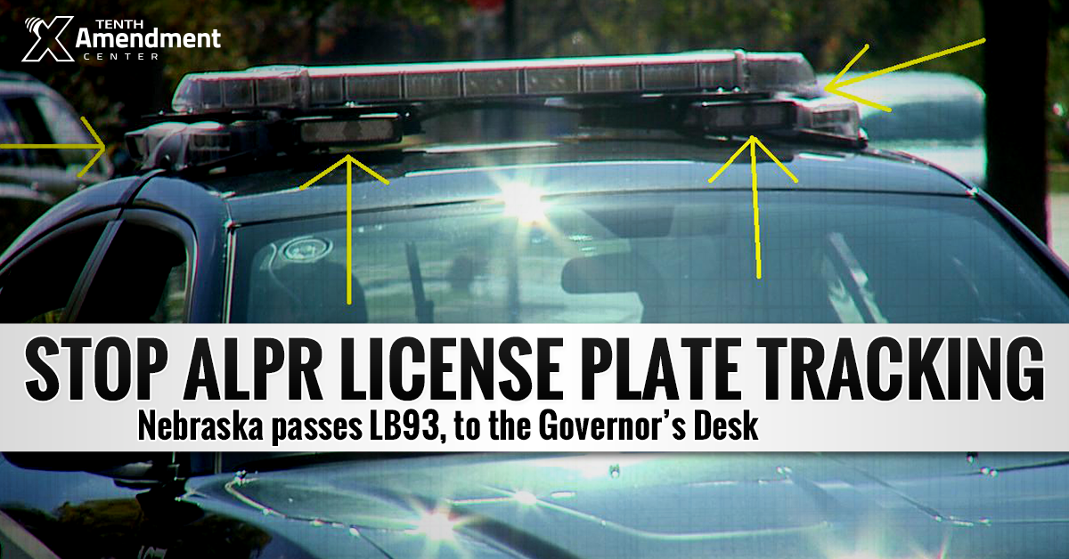 To the Governor: Nebraska Passes Bill to Limit ALPR Data, Help Block National License Plate Tracking Program