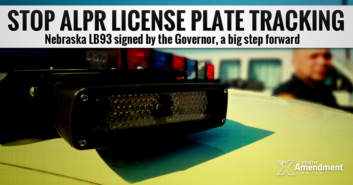 Signed by the Governor: Nebraska Law Limits ALPR Data, Helps Block National License Plate Tracking Program