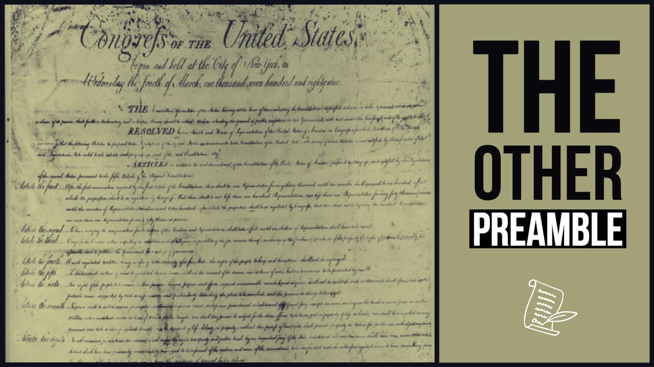 The “Other” Preamble