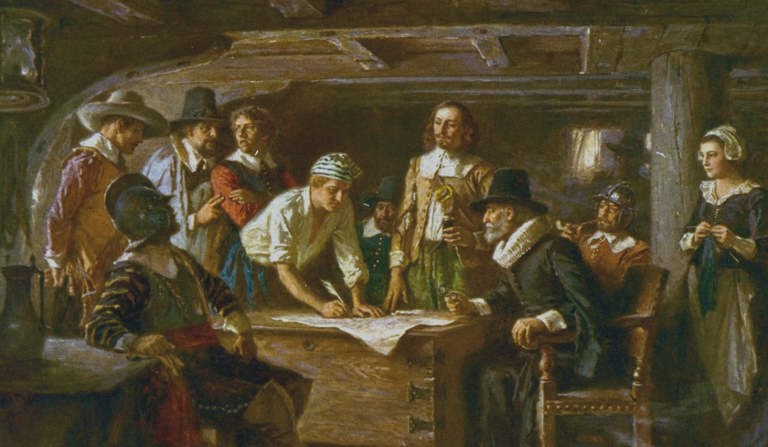 The Mayflower Compact Facilitated Pilgrim Starvation