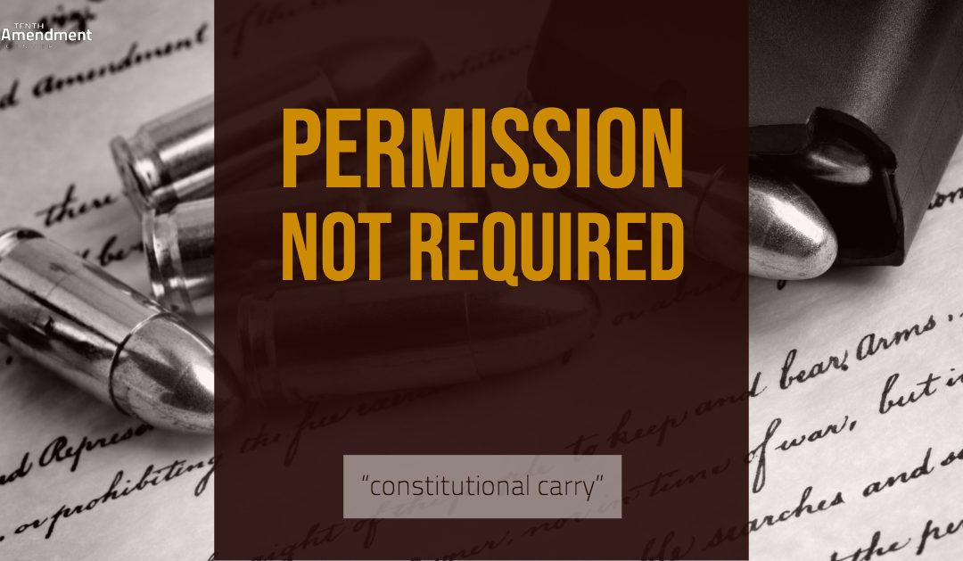 Permission not Required: “Constitutional Carry” Bill Prefiled in South Carolina