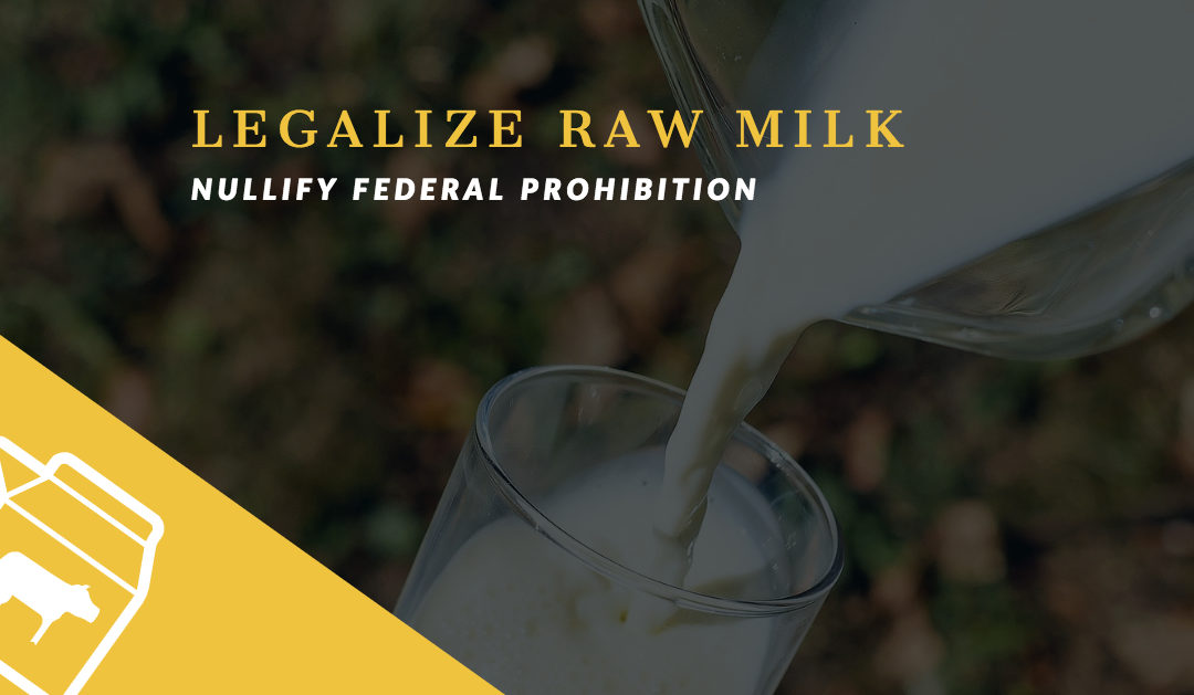 Alaska Bill Would Legalize Raw Milk and Hinder FDA Regulation of Local Food Sales