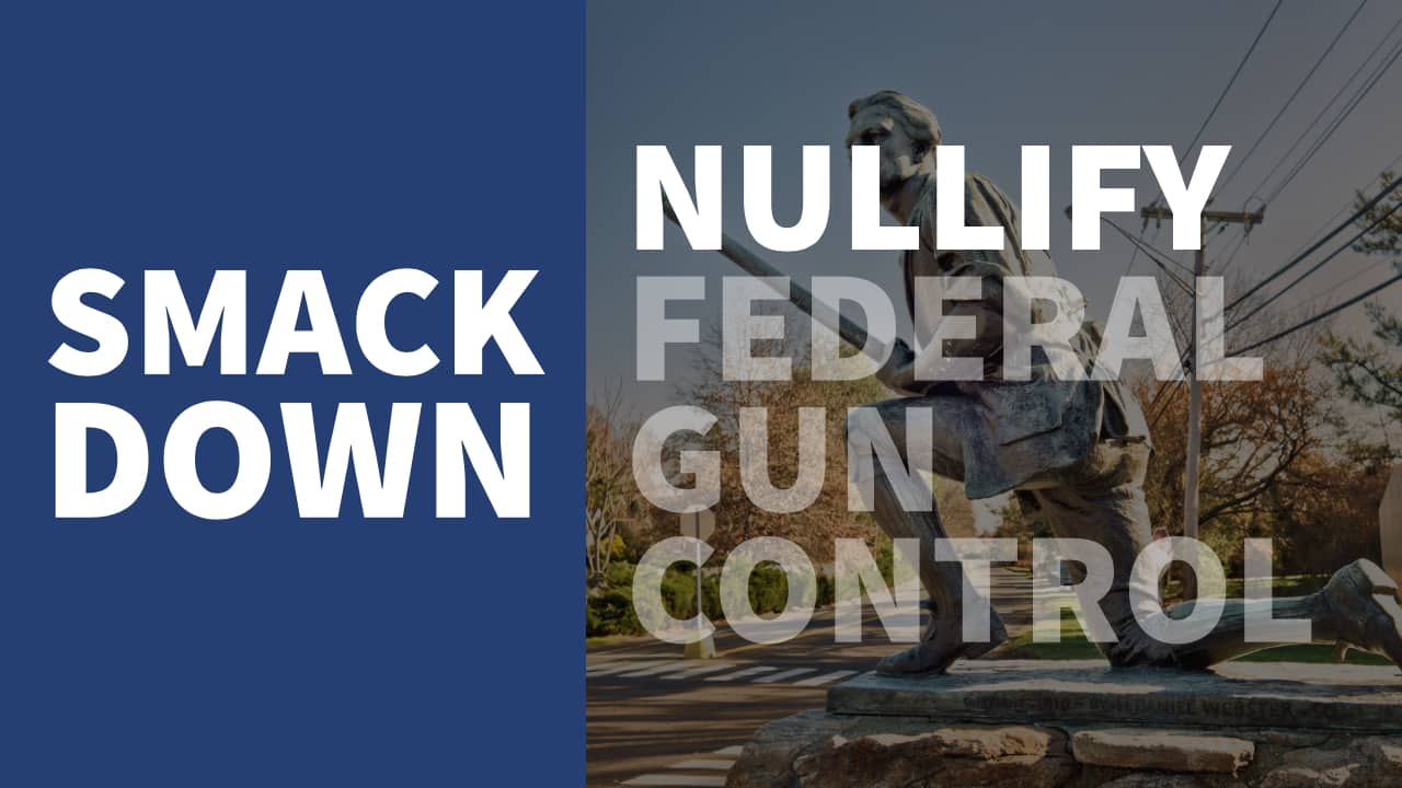 Lawyer Smackdown. Nullify Federal Gun Control: Good Morning Liberty 03-27-19