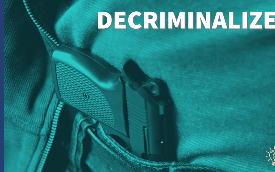 Decriminalize. An important strategy for Gun Rights: Good Morning Liberty 04-08-19