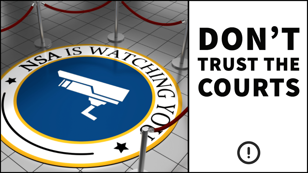 Don't Trust the Courts: NSA Surveillance Edition