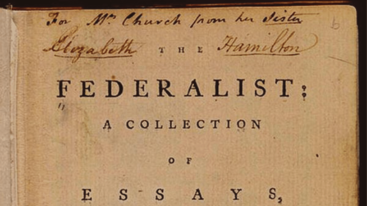 Federalists essays