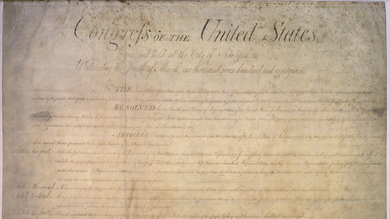 was the bill of rights drafted by a convention