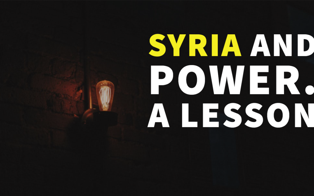 Syria: A Tough Lesson on Power and the Constitution