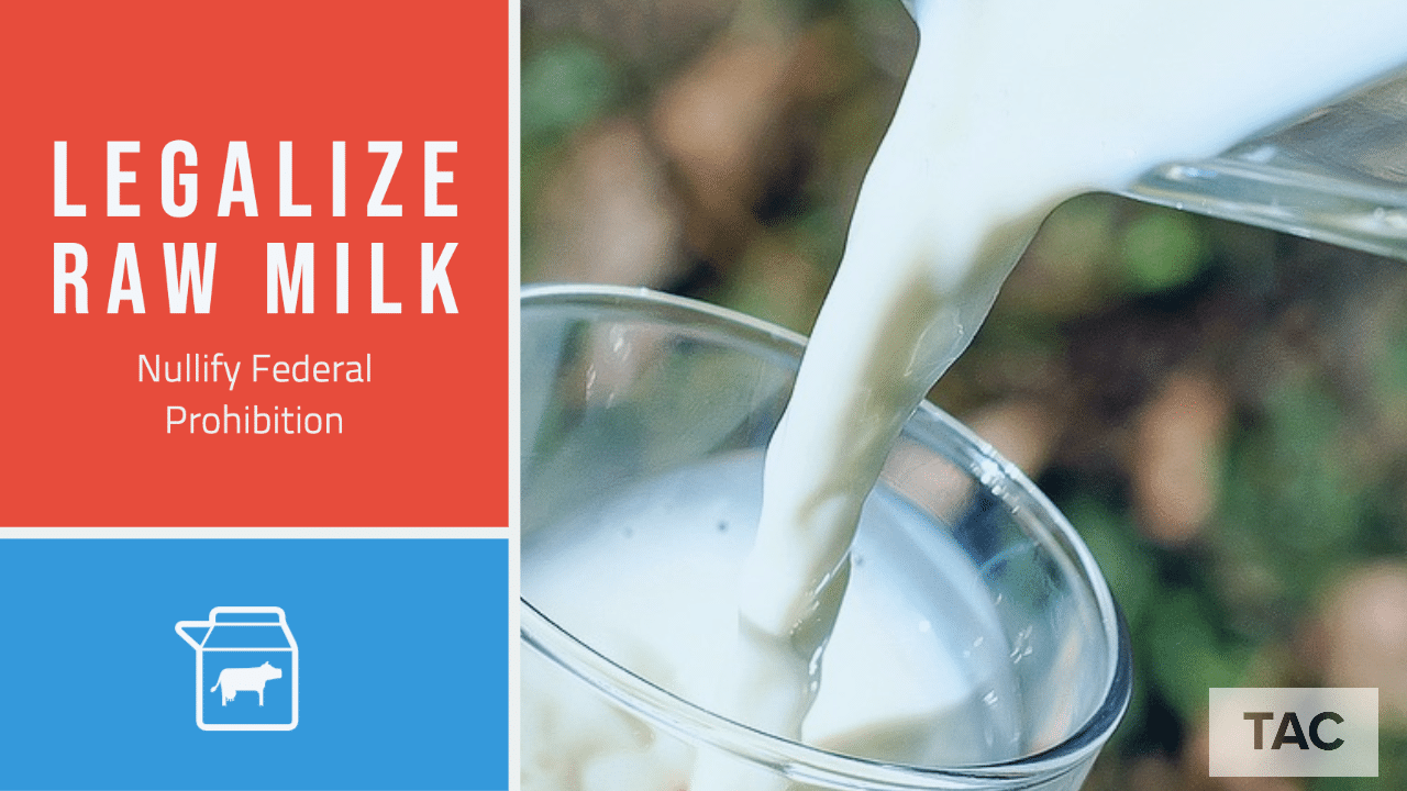 Georgia Bill Would Legalize Raw Milk Sales; Set Foundation to Nullify Federal Prohibition Scheme