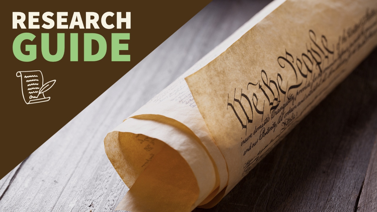 Constitution Research Guide: How to Read an 18th Century Legal Document