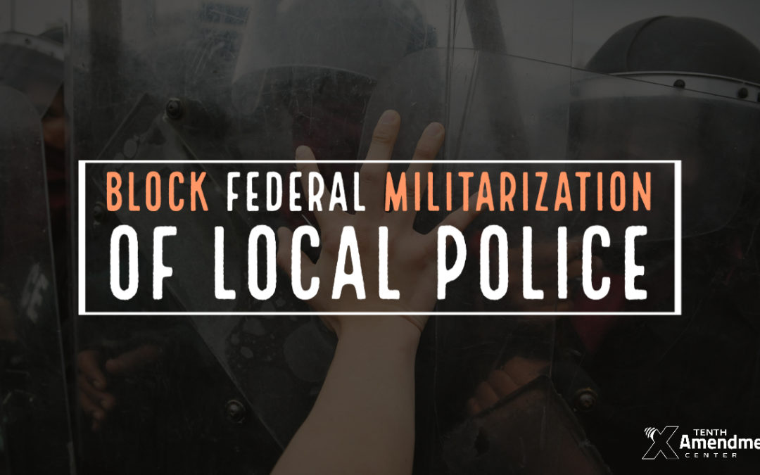 Maryland Senate Committee Holds Hearing on Bill to Limit State Participation in Federal Police Militarization Programs