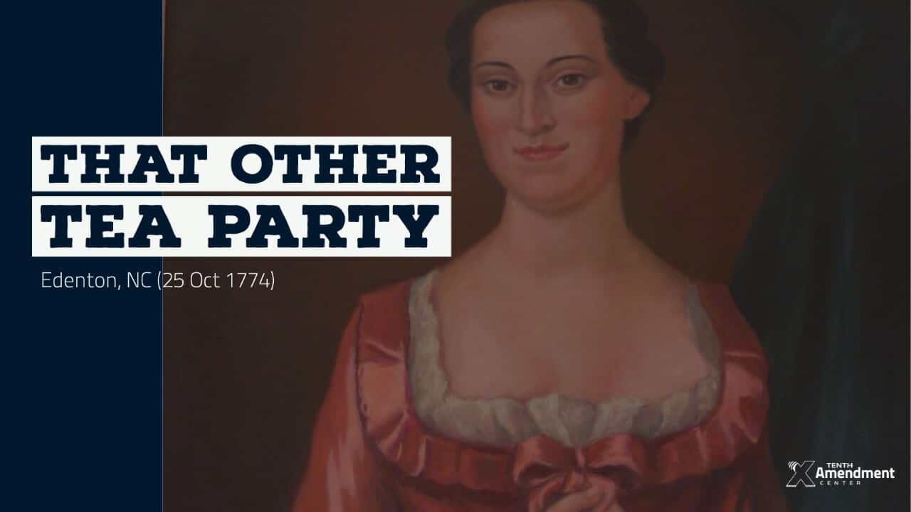 Edenton Tea Party: First Women's Political Demonstration in America