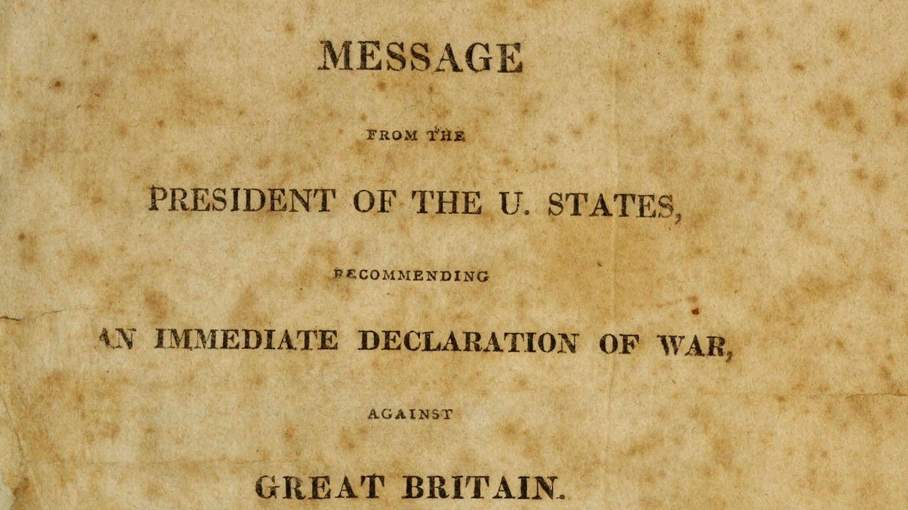 Today in History: First Declaration of War under the Constitution