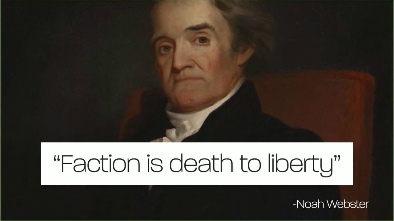 Faction is Death to Liberty