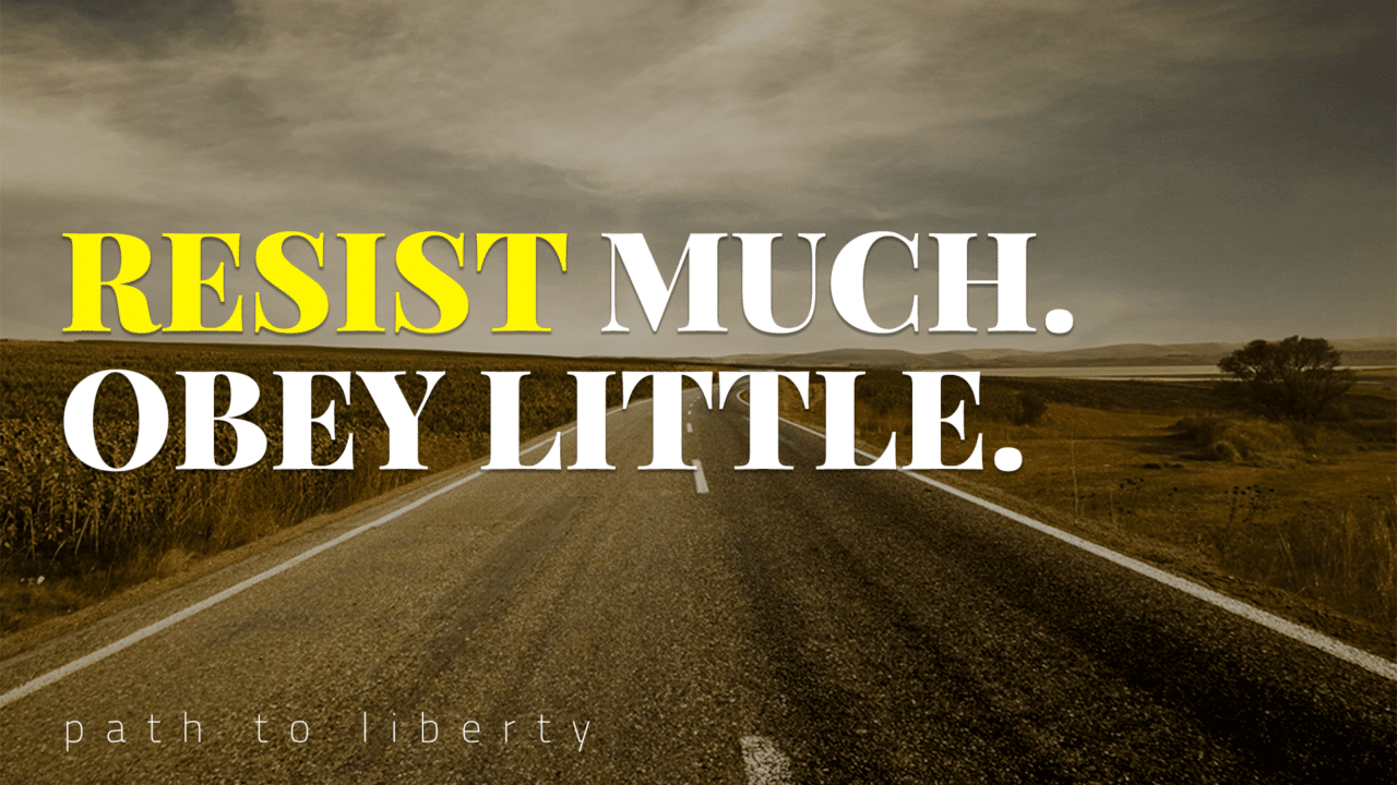 Resist Much. Obey Little.
