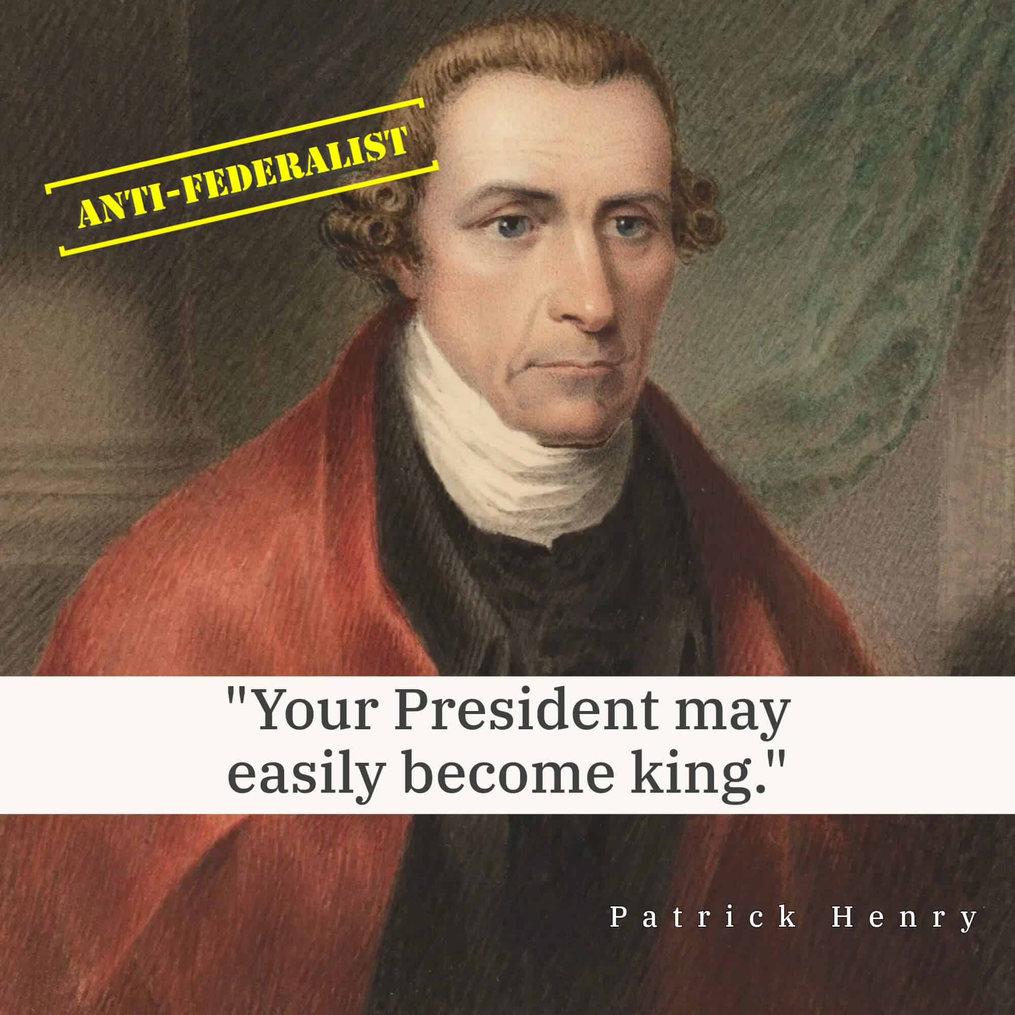 Is the President a King in Disguise? The Anti-Federalist Argument