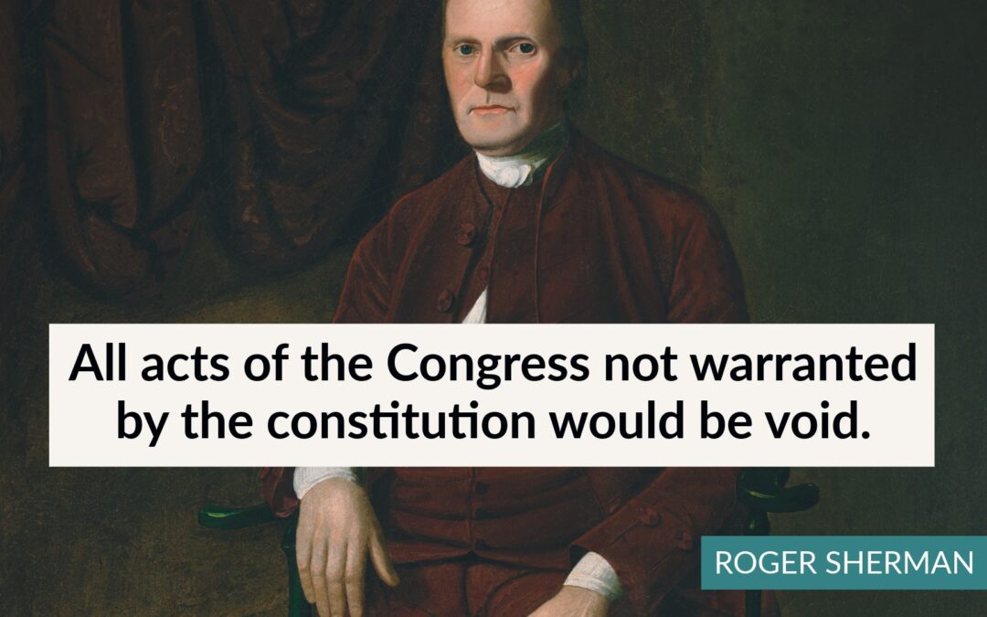 VOID: Unconstitutional “Laws” are No Law at All