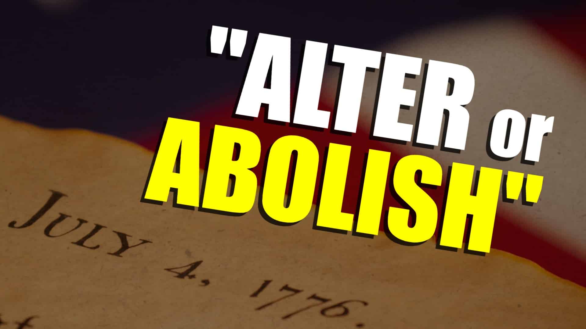 This Isn't Anti-American. It's a Right and a Duty.