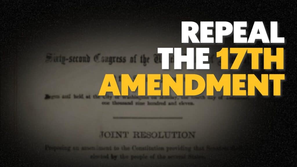 The 17th Amendment Broke the Founders Kill Switch